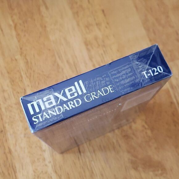 𝅺MAXELL VHS Video Cassette New Sealed Standard Grade 6 hours in EP Mode T-120 - Picture 5 of 6